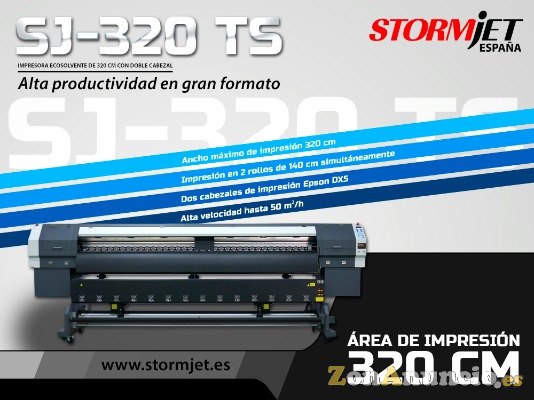 OFERTA LIMITADA nueva impresora ecosolvente de 320 cm